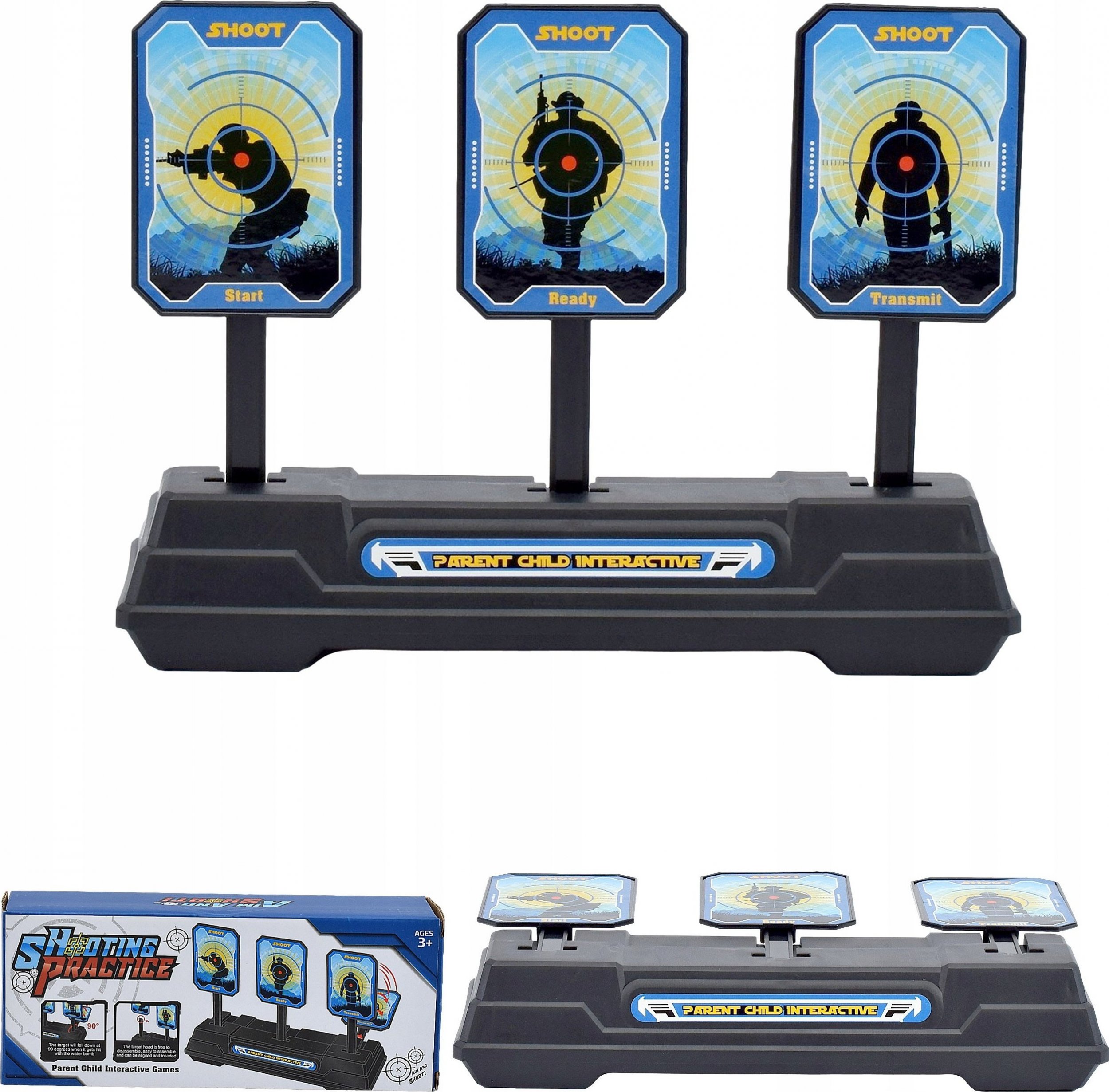 Skleplolki TARCZA DO NERF STRZELNICA 3 CELE PISTOLET KARABIN