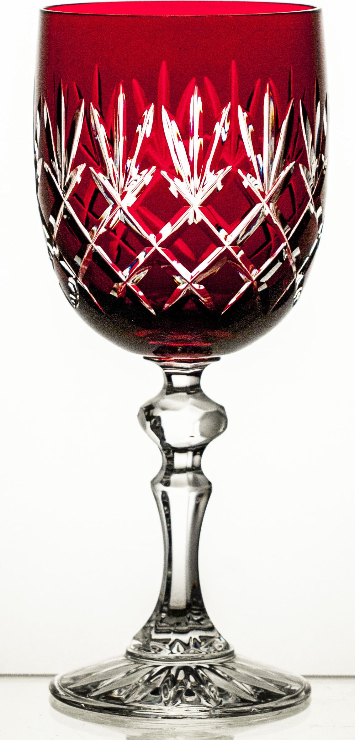 Crystal Julia Kieliszki kolorowe do wina kryształowe 6 sztuk