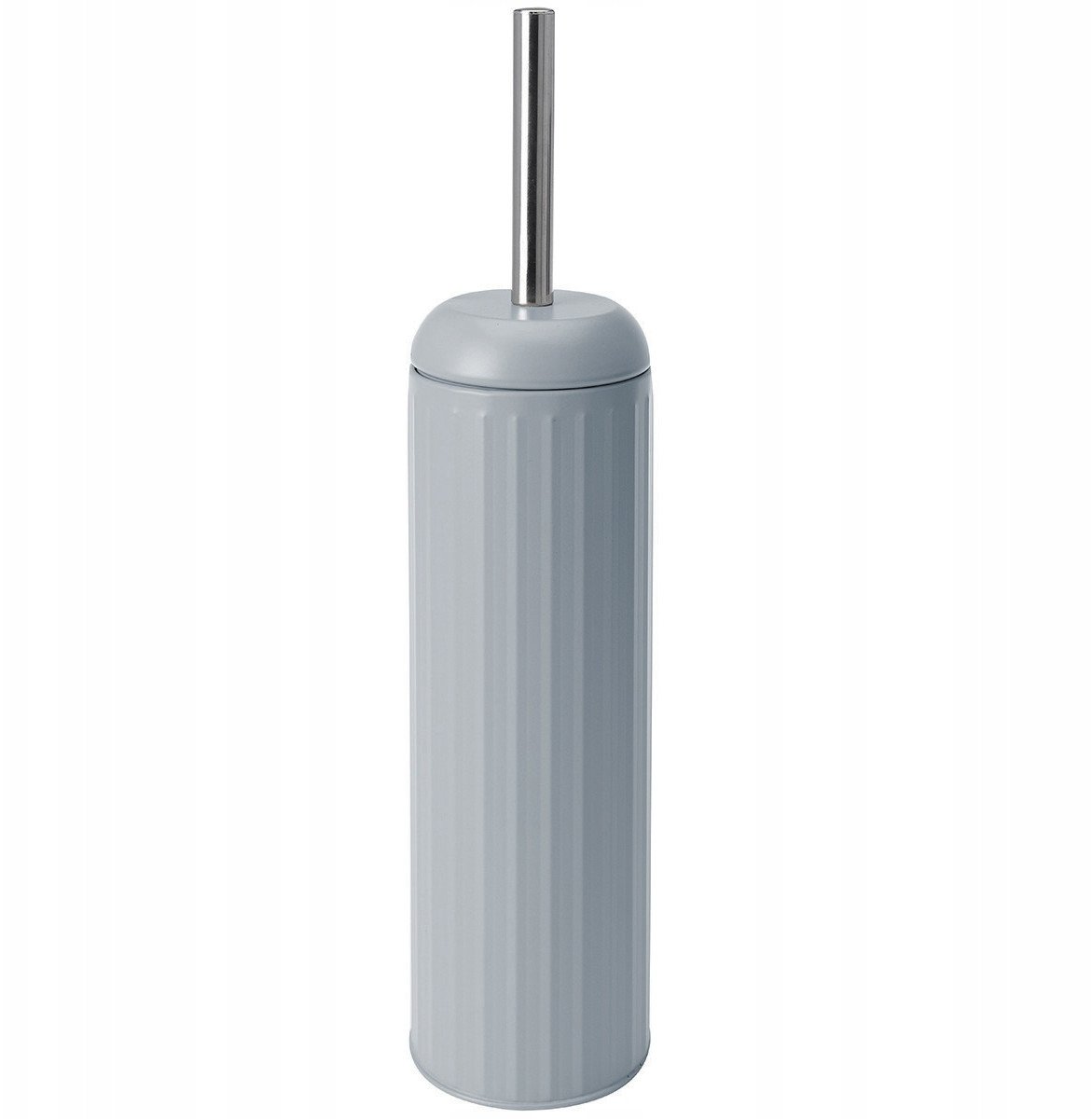 Metalowy pojemnik na szczotkę + szczotka WC