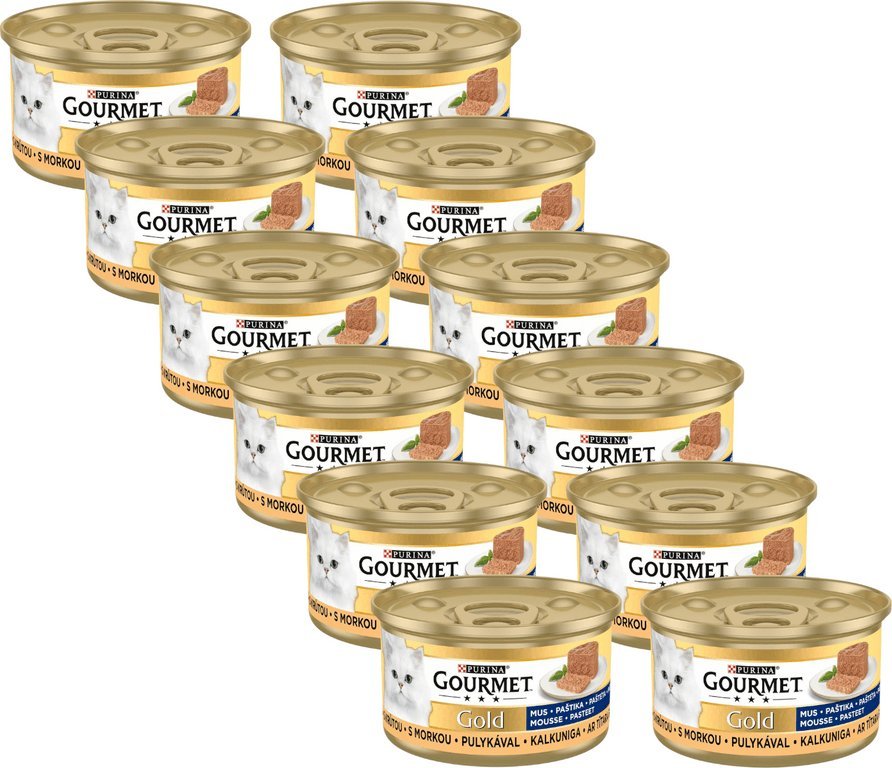 Purina Purina Gourmet Gold mus z indykiem 12x85g