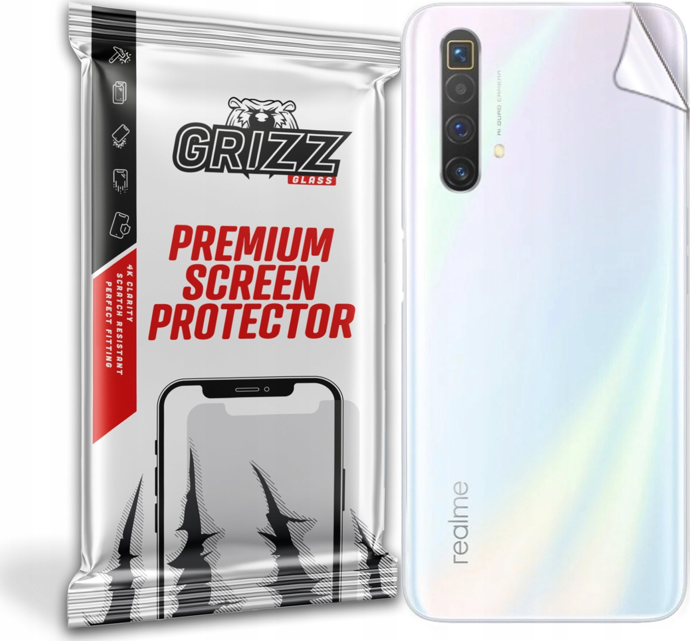 GrizzGlass Folia na tył Grizz Realme X3 5G