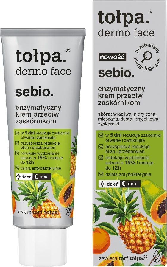 Tołpa Enzymatyczny krem przeciw zaskórnikom Sebio 40ml