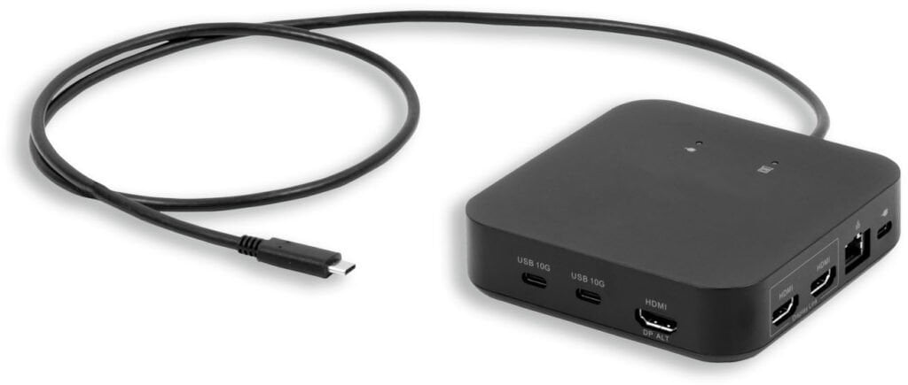 USB-C Triple-DisplayDock 4K 12-Port USB-C Docking Station with DisplayLink