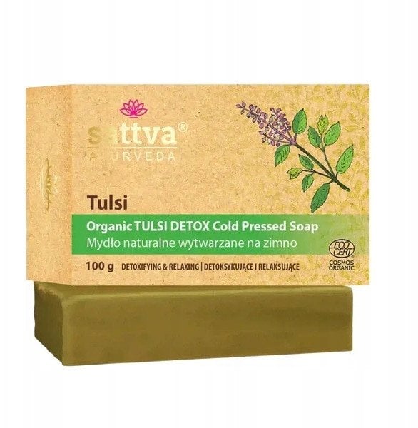 SATTVA_Organiczne mydło wytwarzane na zimno Tulsi 100g