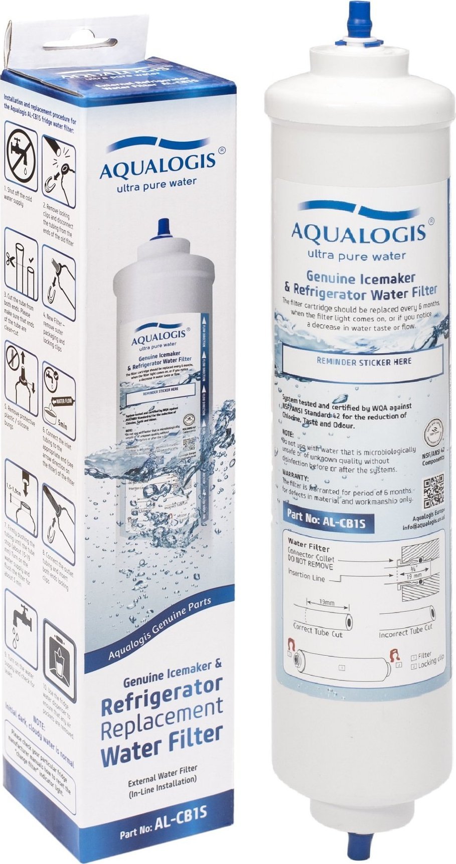 AQUALOGIS Filtr AL-CB1S Do lodówki Samsung DA29-10105J HAFEX/EXP zamiennik