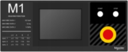 Schneider Harmony XB5 Tabliczka z legendą 500 X 200 Szablon 1 ZBYLEG502001