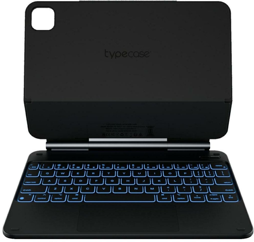 Etui Typecase Edge z klawiaturą do iPad Air 11" 2024/2025 czarny