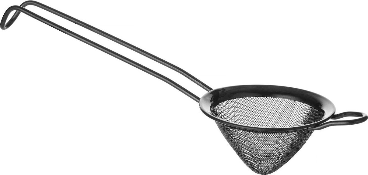 Bar Up Sitko barmańskie stożkowe stalowe śr. 75 mm czarne Sitko barmańskie stożkowe stalowe śr. 75 mm czarne
