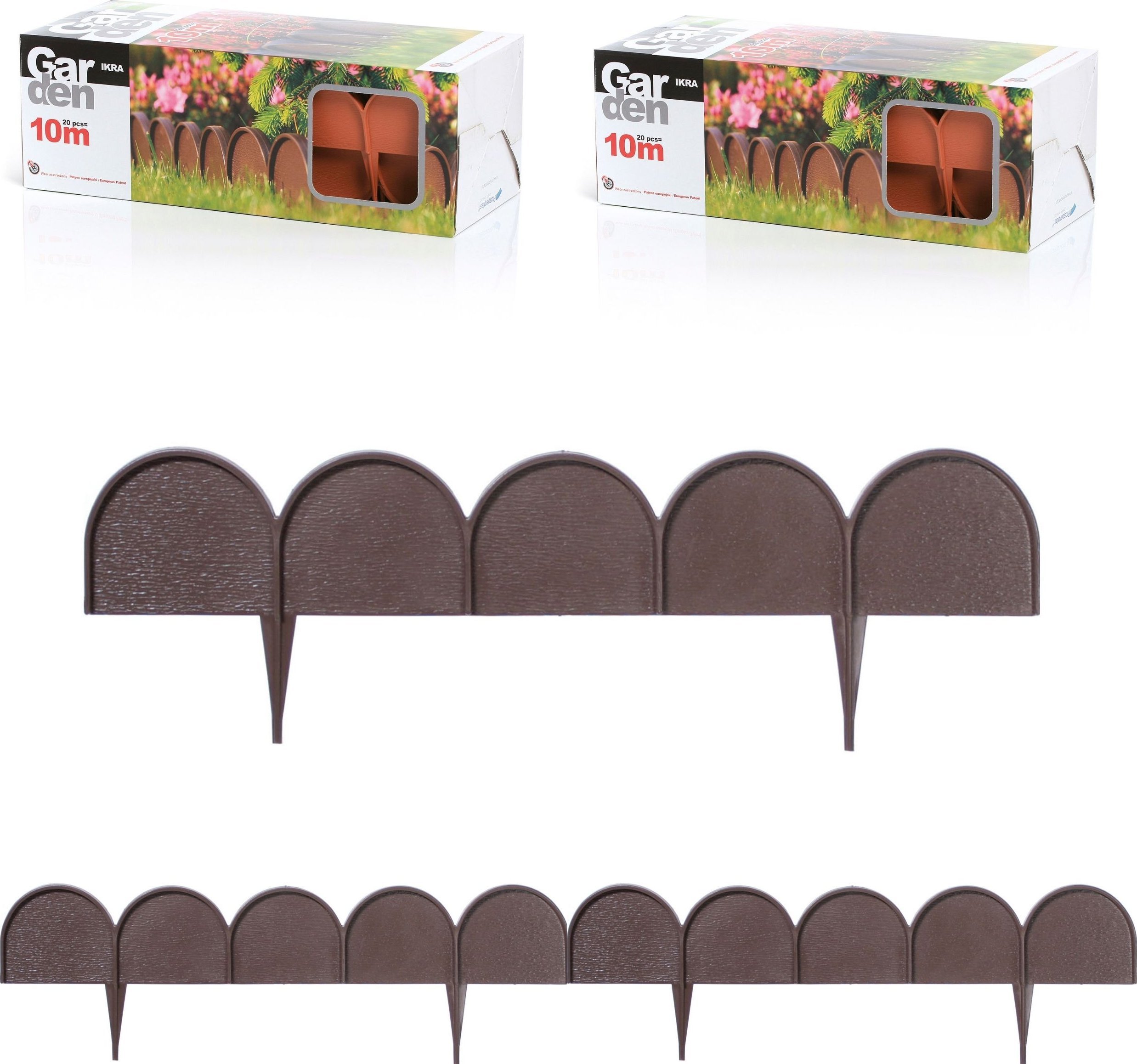 Płotek ogrodowy Krawężnik IKRA 20m Palisada Obrzeże