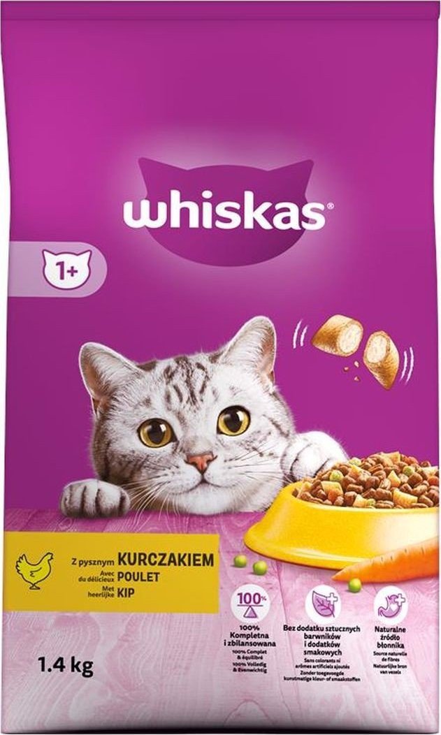 Whiskas Whiskas Sucha karma dla kota Kurczak 1,4 kg