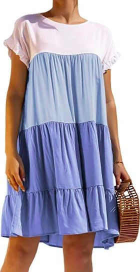 Pan i Pani Gadżet Sukienka luźna falbany codzienna