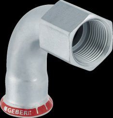Geberit Mapress C-Stahl - kolano 90° z gw.wewn. d22-Rp 3/4 (20557)