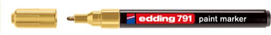 Edding Marker lakierowy, okrągła końcówka 1-2MM złoty (791/053/ZL ED)