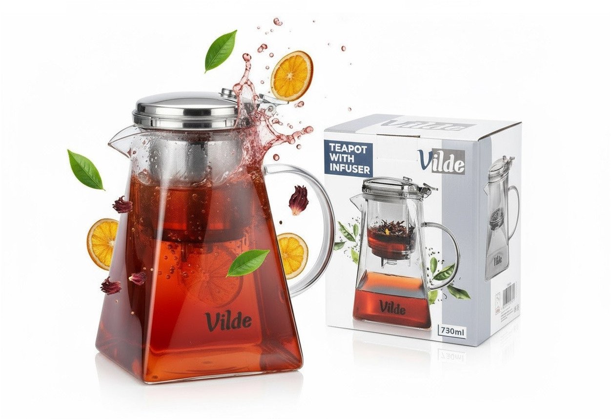 Dzbanek z zaparzaczem 730 ml Vilde