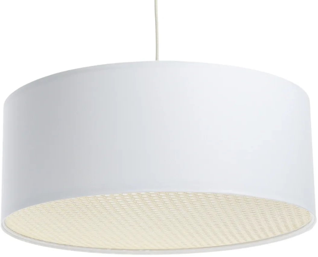 Lampa wisząca MODERN RATTAN 70 biała BPS KONCEPT