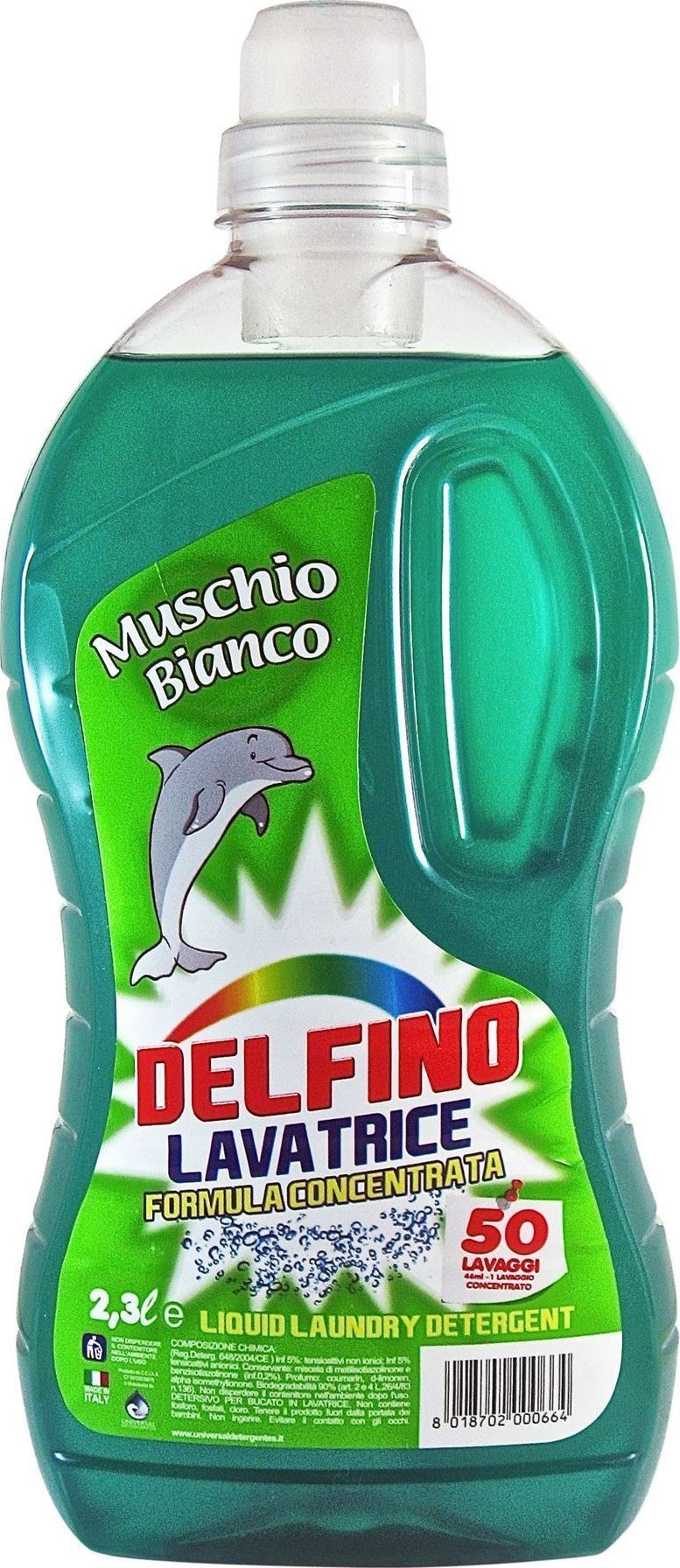 Delfino Płyn do podłóg Muschio Bianco 2,3 L
