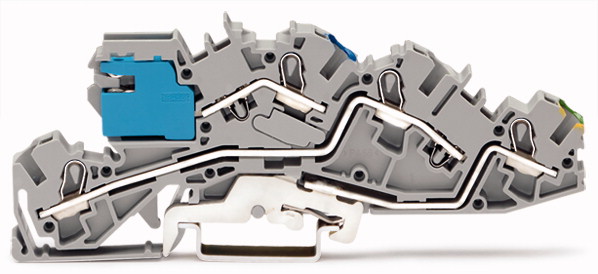 Wago Złączka piętrowa TOPJOBS 6mm2 NT/L/PE szara 2005-7641