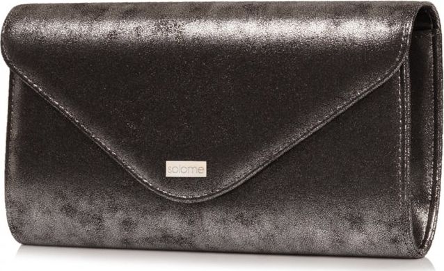 Solome CZARNO-SREBRNA KOPERTÓWKA TOREBKA DAMSKA SOLOME L5 DUBAJ