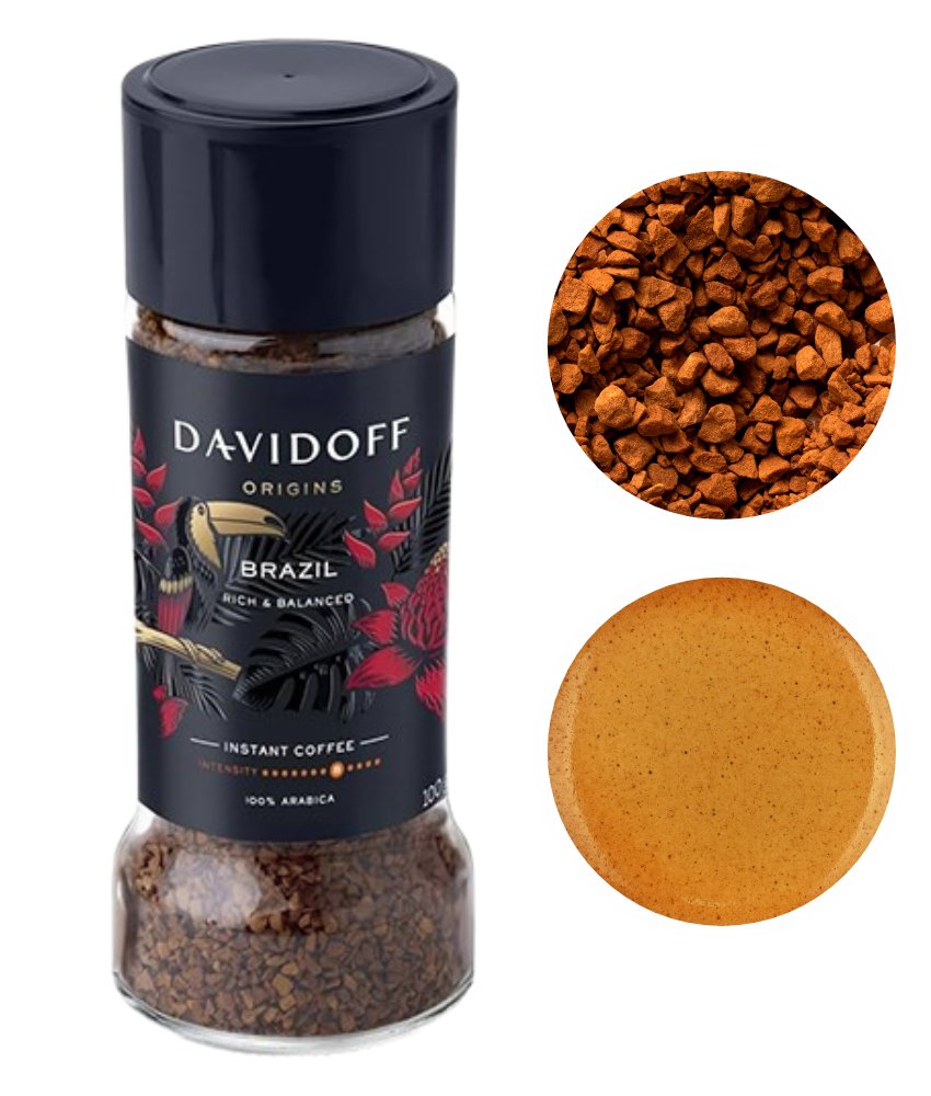 Davidoff Origins Brazil instant kawa rozpuszczalna 100g