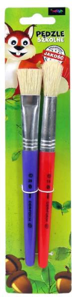 Derform Zestaw 2 pędzli grubych Kidart (DERF.Z2PGKA)