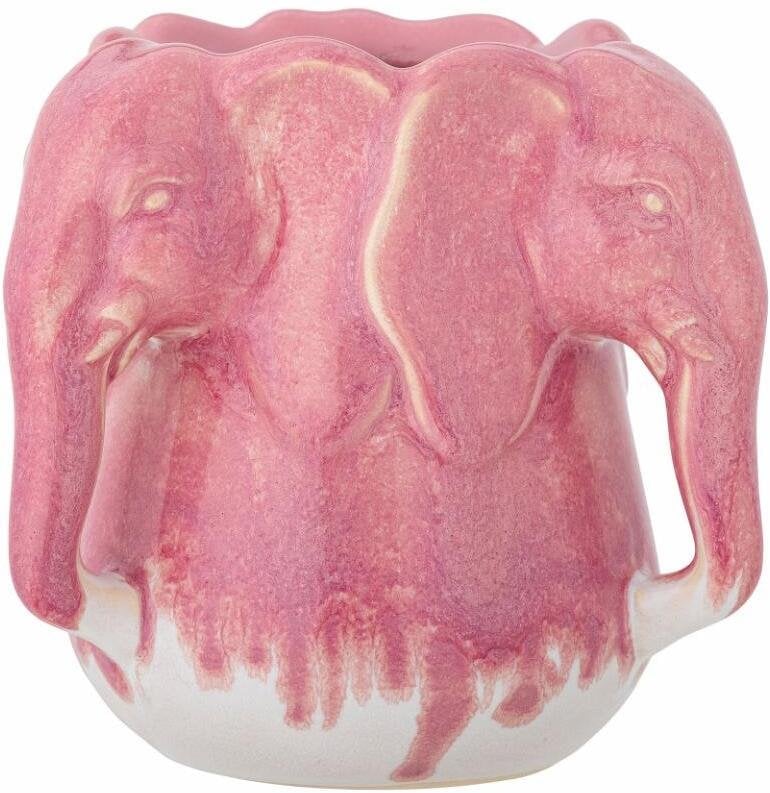 Bloomingville Pontus Vase, Pink, ceramika