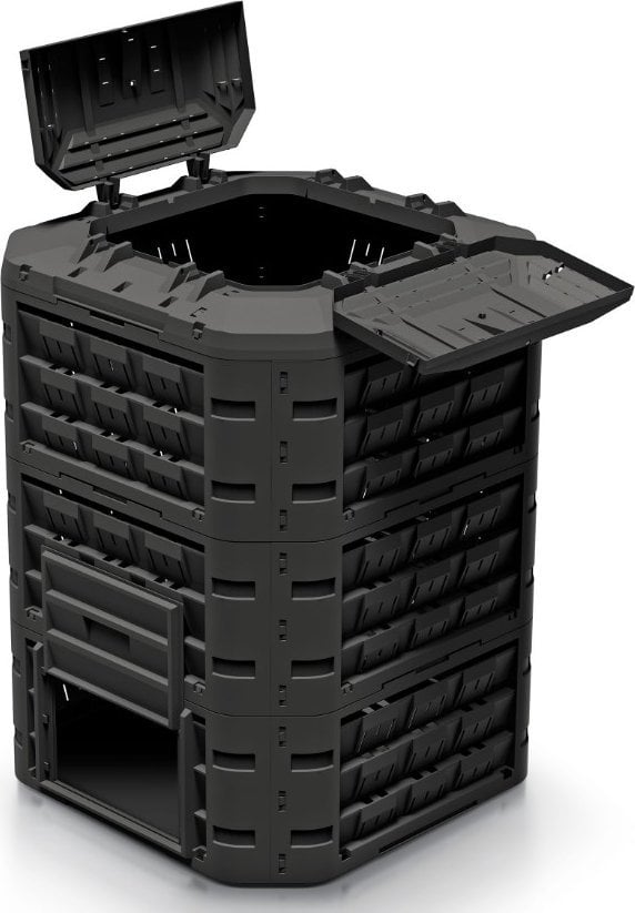 Kompostownik Plastykowy Czarny Compogreen Vario Ikst950C-S411 Prosperplast