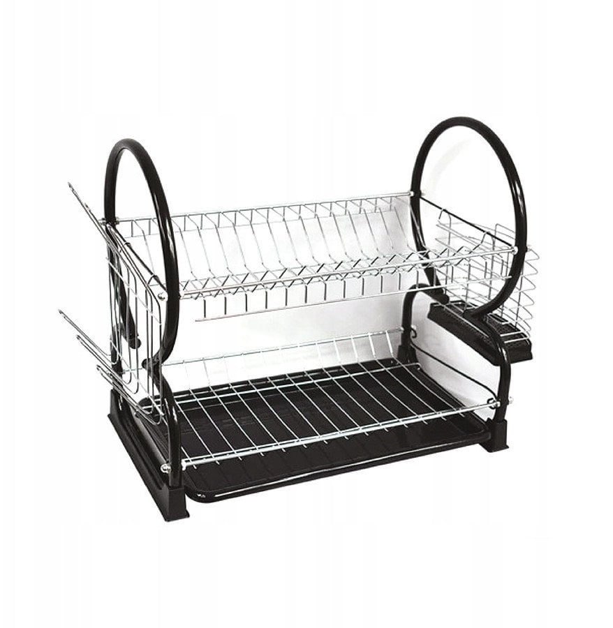 SUSZARKA DO NACZYŃ OD 1930 CZARNA 52 X 24 X 37 CM