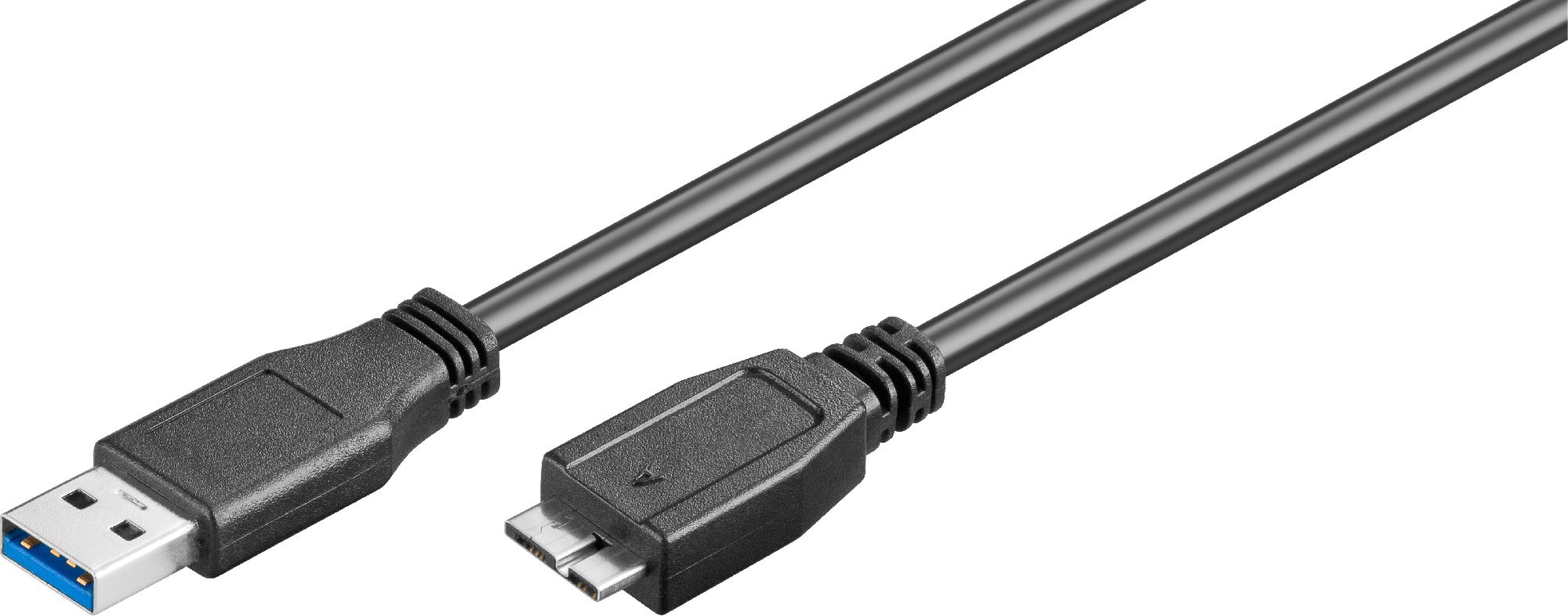 Kabel USB Goobay USB-A - microUSB 1.8 m Czarny (95026)