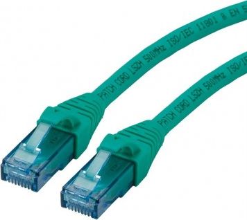 Roline ROLINE UTP Patchcord Cat.6a Component Level, LSOH, zielony, 15 m