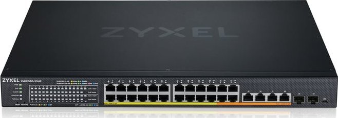 Switch ZyXEL Przełšcznik XMG1930-30HP, 24-port 2.5GbE Smart Managed Layer 2 PoE 700W 22xPoE+/8xPoE++ Switch with 4 10GbE and 2 SFP+ Uplink