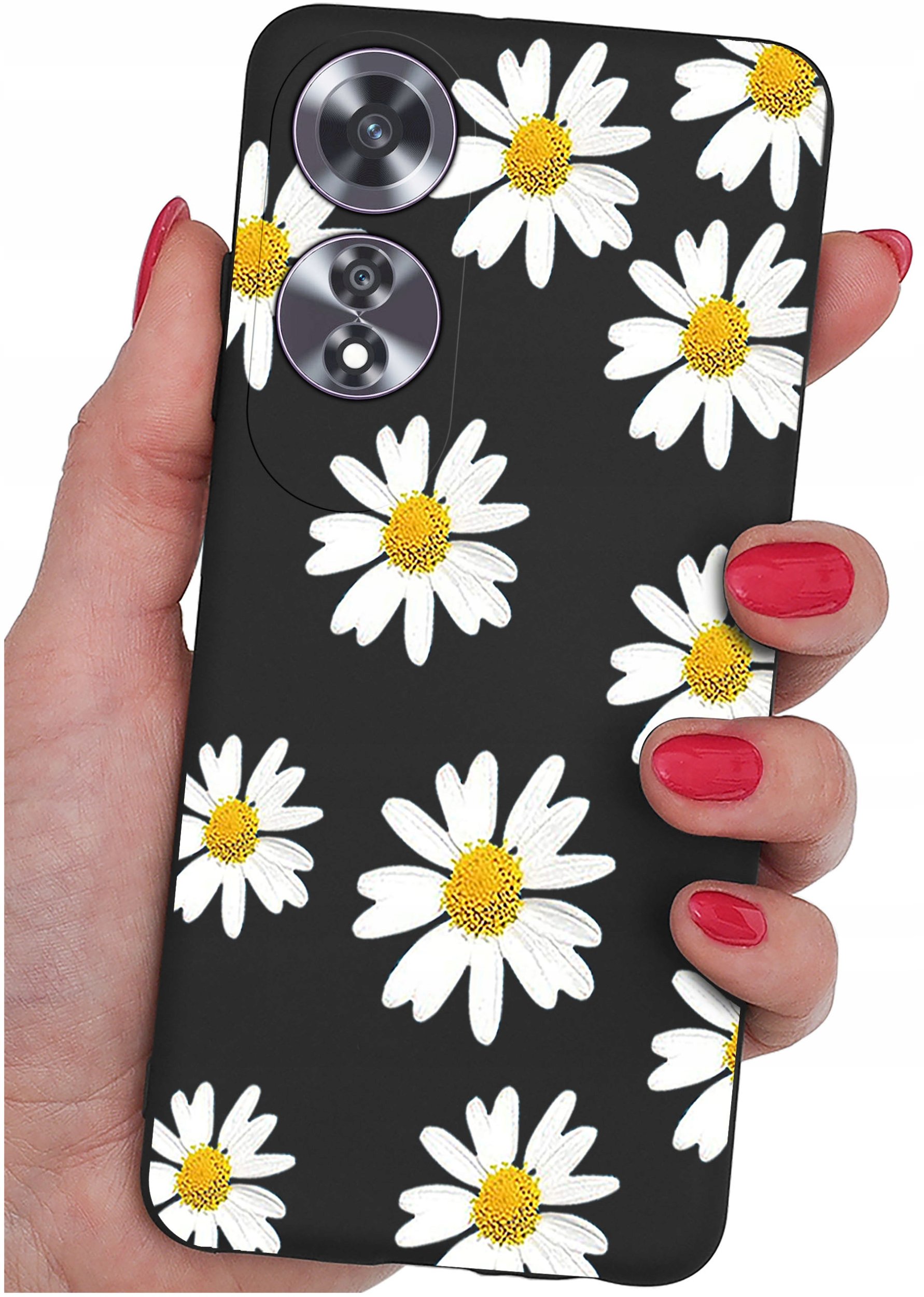 Etui do Oppo A60 4G WZORY |SILIKONOWE MATT CASE + SZKŁO 9H