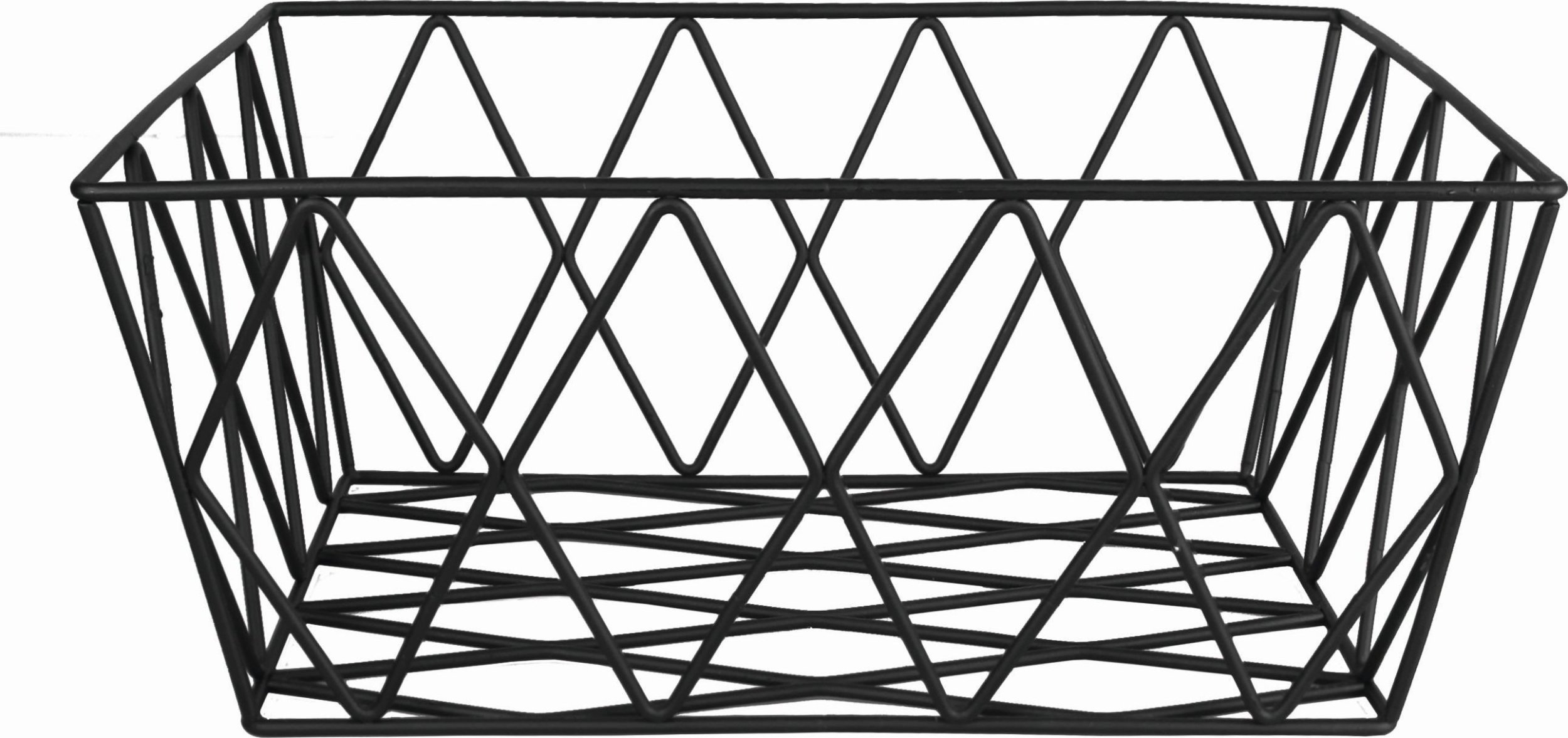 Kleine Wolke Kleine Wolke Slack Koszyk łazienkowy czarny M druciany