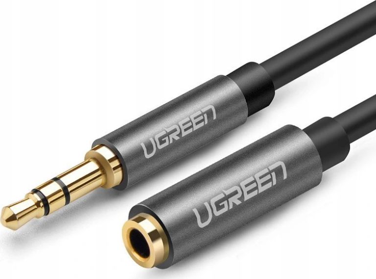 Kabel Ugreen Jack 3.5mm - Jack 3.5mm 2m srebrny (10594)