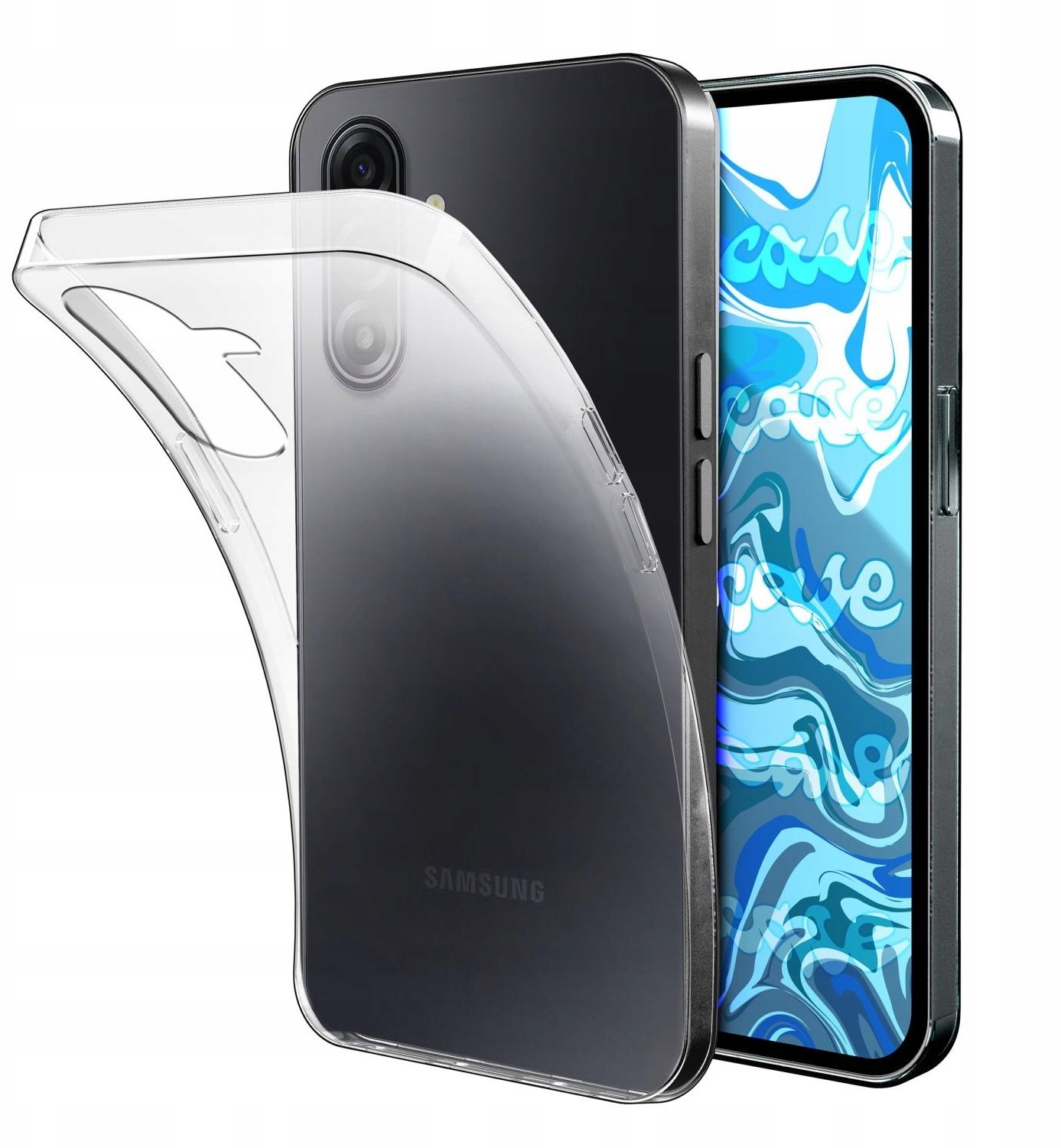 4kom.pl Etui Do Samsung Galaxy A17 4G / 5G (Przezroczysty, Silikonowy, Obudowa)