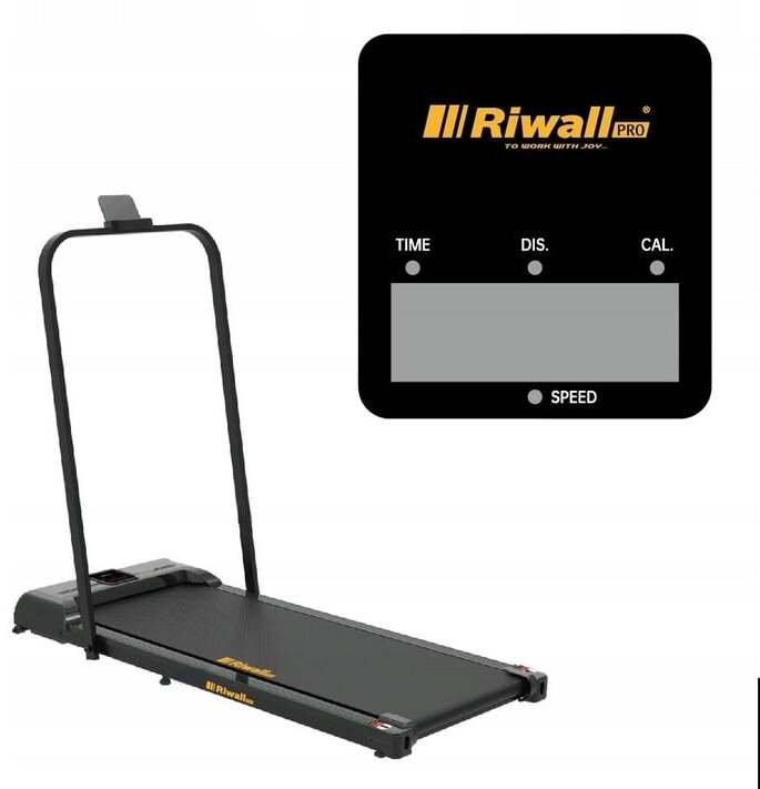 PROFESJONALNA BIEŻNIA DOMOWA SKŁADANA LED BT GŁOŚNIK 10KM/H 130KG PAS 100CM