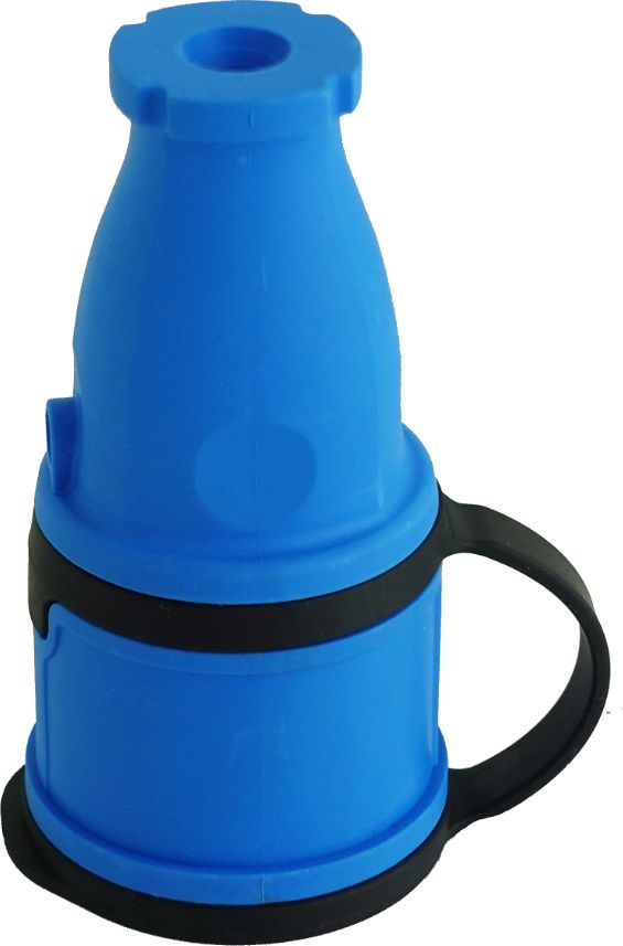 TP Electric Gniazdo przenośne proste 16A 230V 2P+Z niebieskie Schuko 9986