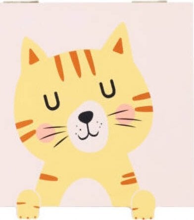 Home Styling Collection Szkatułka na dziecięce skarby Zwierzątka z łapkami, 15 x 15 x 7 cm