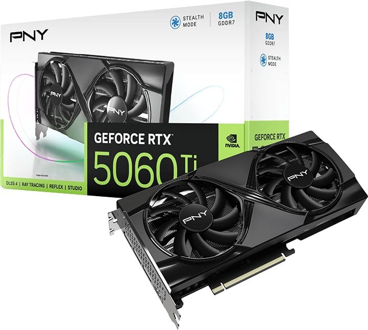 Karta graficzna PNY GeForce RTX 5060 Ti Dual Fan 8GB GDDR7 DLSS4 (VCG5060T8DFXPB1)