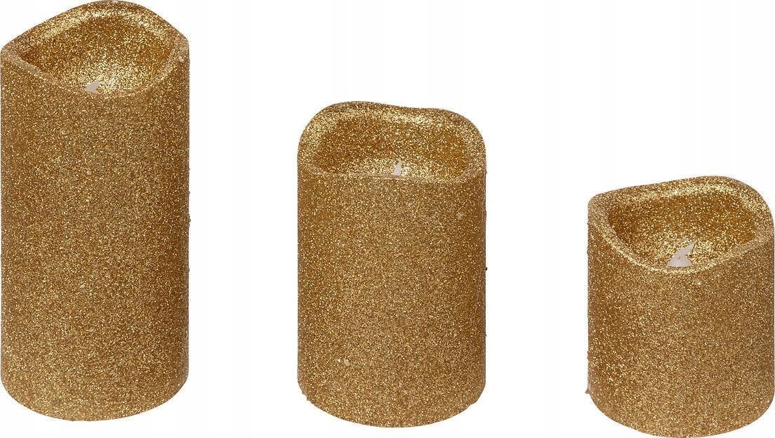 Atmosphera Zestaw świec LED w różnych rozmiarach, 3 sztuki