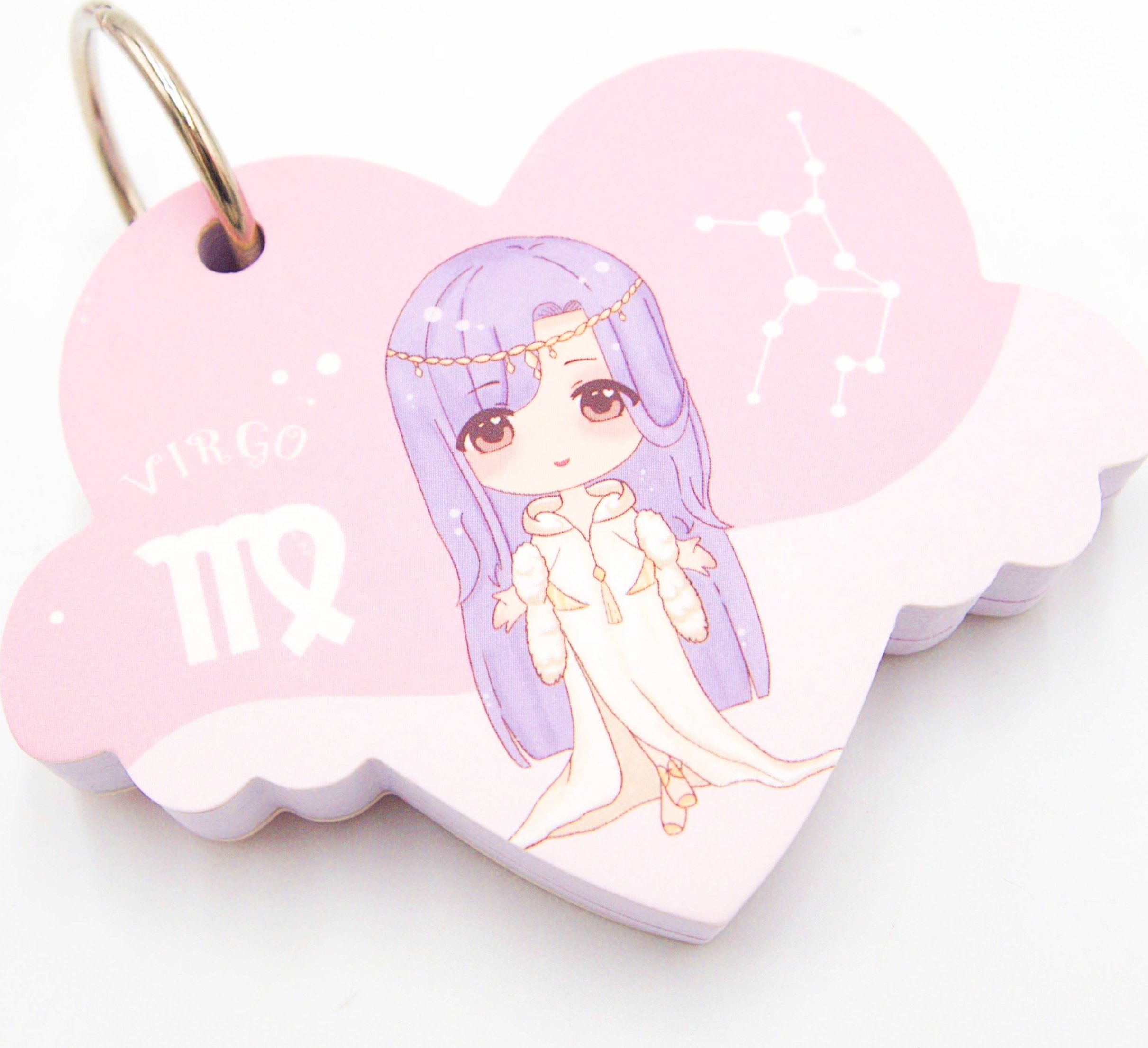 myHomelife Mini notes notesik na breloku znak zodiaku PANNA