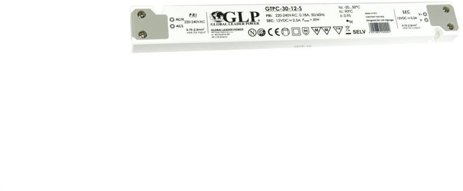 GLP Zasilacz LED GTPC-30-12-S 30W 12V DC 2,5A meblowy