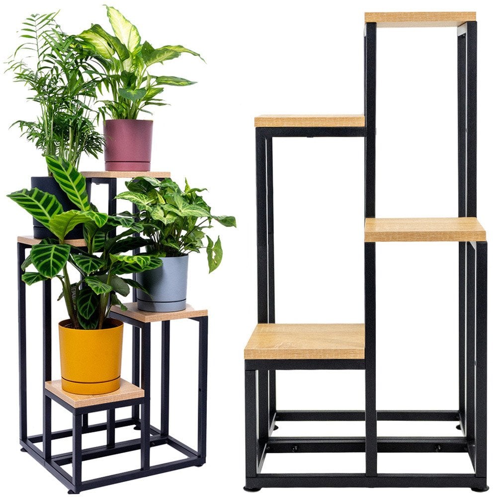 Kwietnik 4-poziomowy PLAZA - Dąb