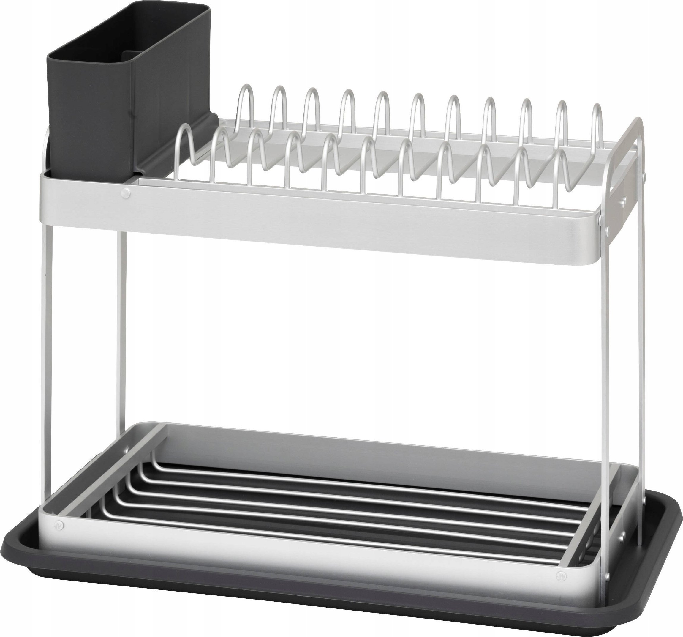 Bardzo wąska suszarka do naczyń 2-poziomowa, 42 x 23,2 x 35 cm