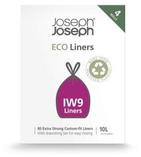 Worki IW9 do kosza Arc10l. 80szt. szare / Joseph Joseph