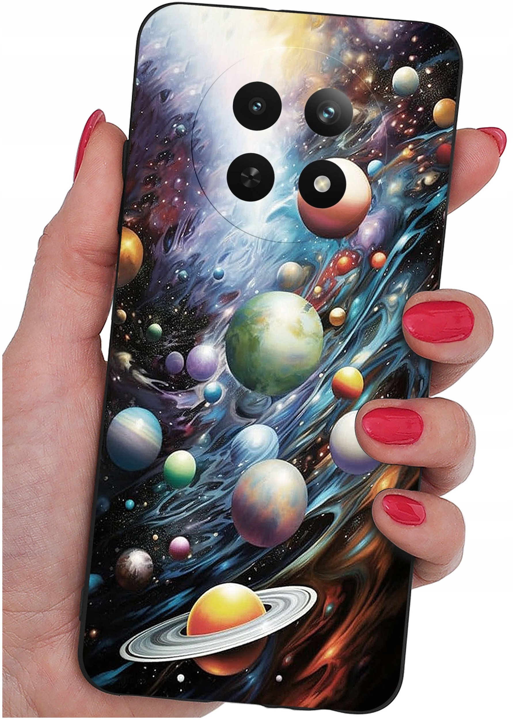 Etui do Realme 12 5G | 12x 5G WZORY |SILIKONOWE MATT CASE + SZKŁO 9H