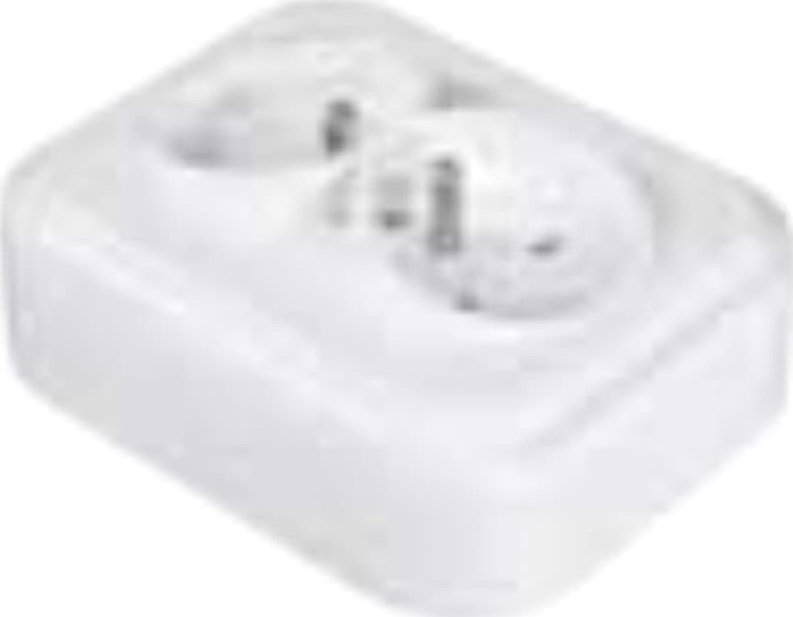 Timex NEFRYT Gniazdo podwójne z/u natynkowe białe GNt-6N