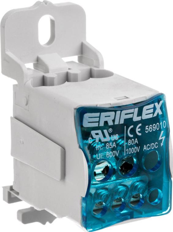 ERICO Blok rozdzielczy 1-biegunowy 80A UD 80A 569010
