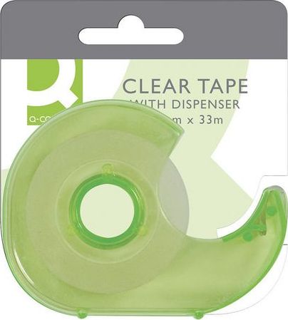 Q-Connect Taśma biurowa z dyspenserem 19mm, 33m, mix kolorów