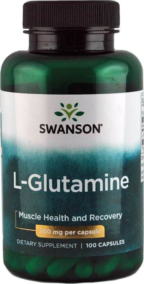 Swanson Swanson - L-Glutamina, 500mg, 100 kapsułek
