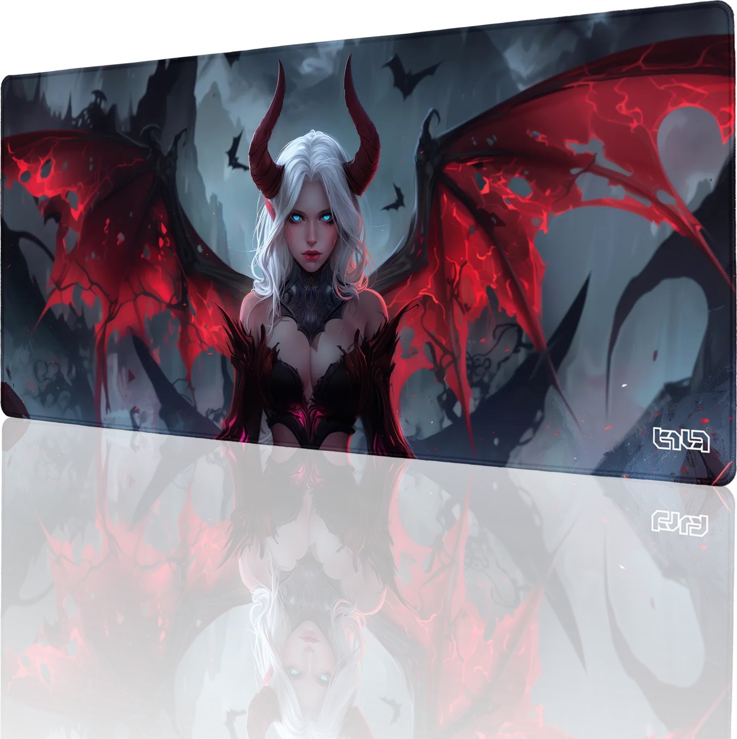 Podkładka Tilt PODKŁADKA POD MYSZ GAMINGOWA Nyx The Succubus 90x40 TILT XL Antypoślizgowa